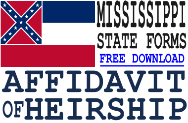 Mississippi Affidavit of Heirship Form